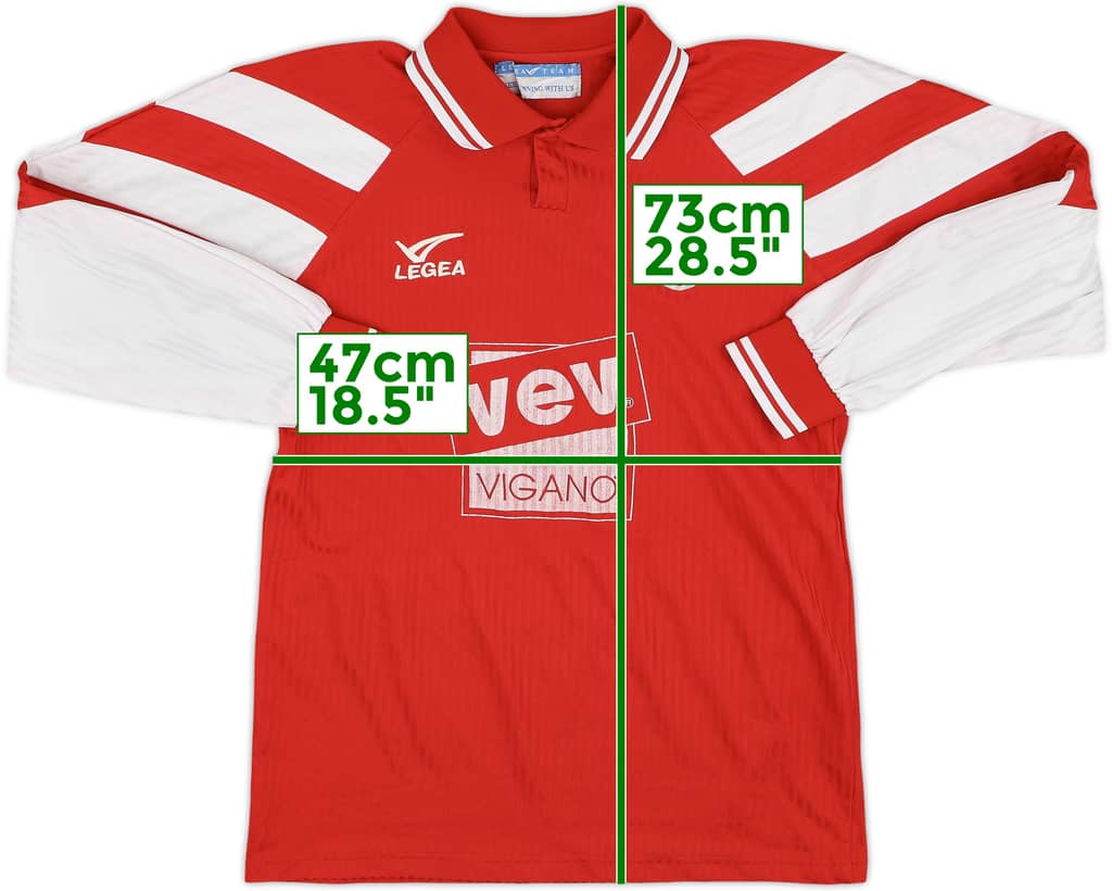 2002-03 Monza Home L/S Shirt - 8/10 - (S)
