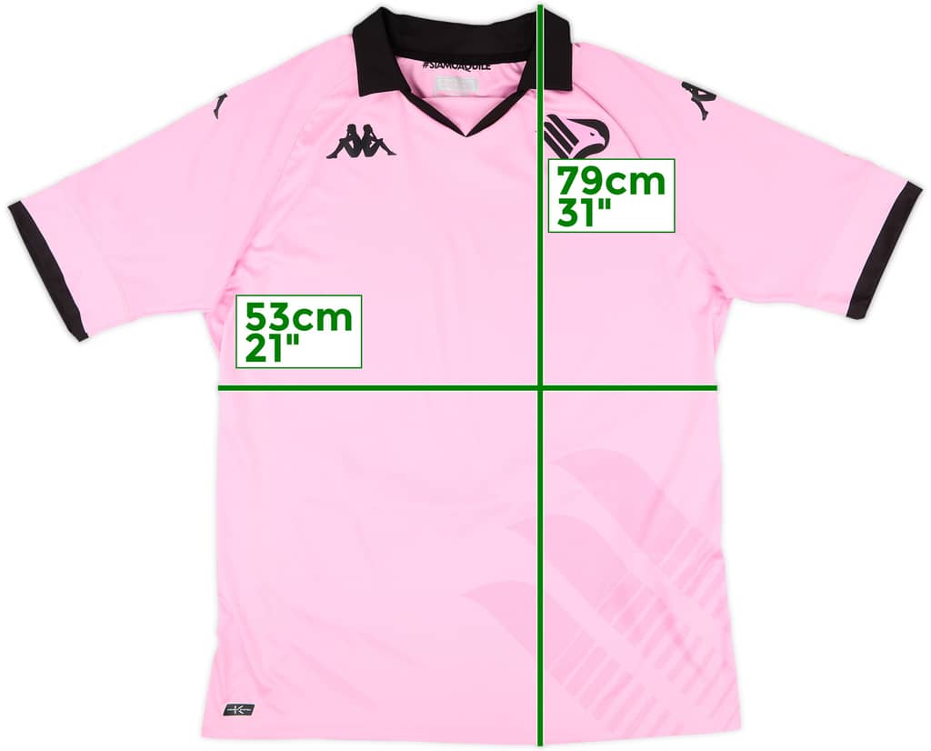 2020-21 Palermo Home Shirt - 9/10 - (XL)