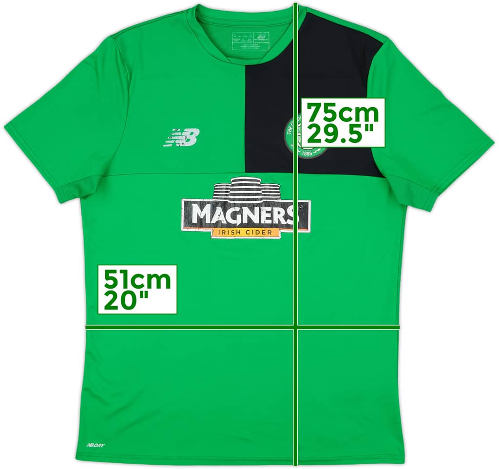 2016-17 Celtic New Balance Training Shirt - 5/10 - (L)