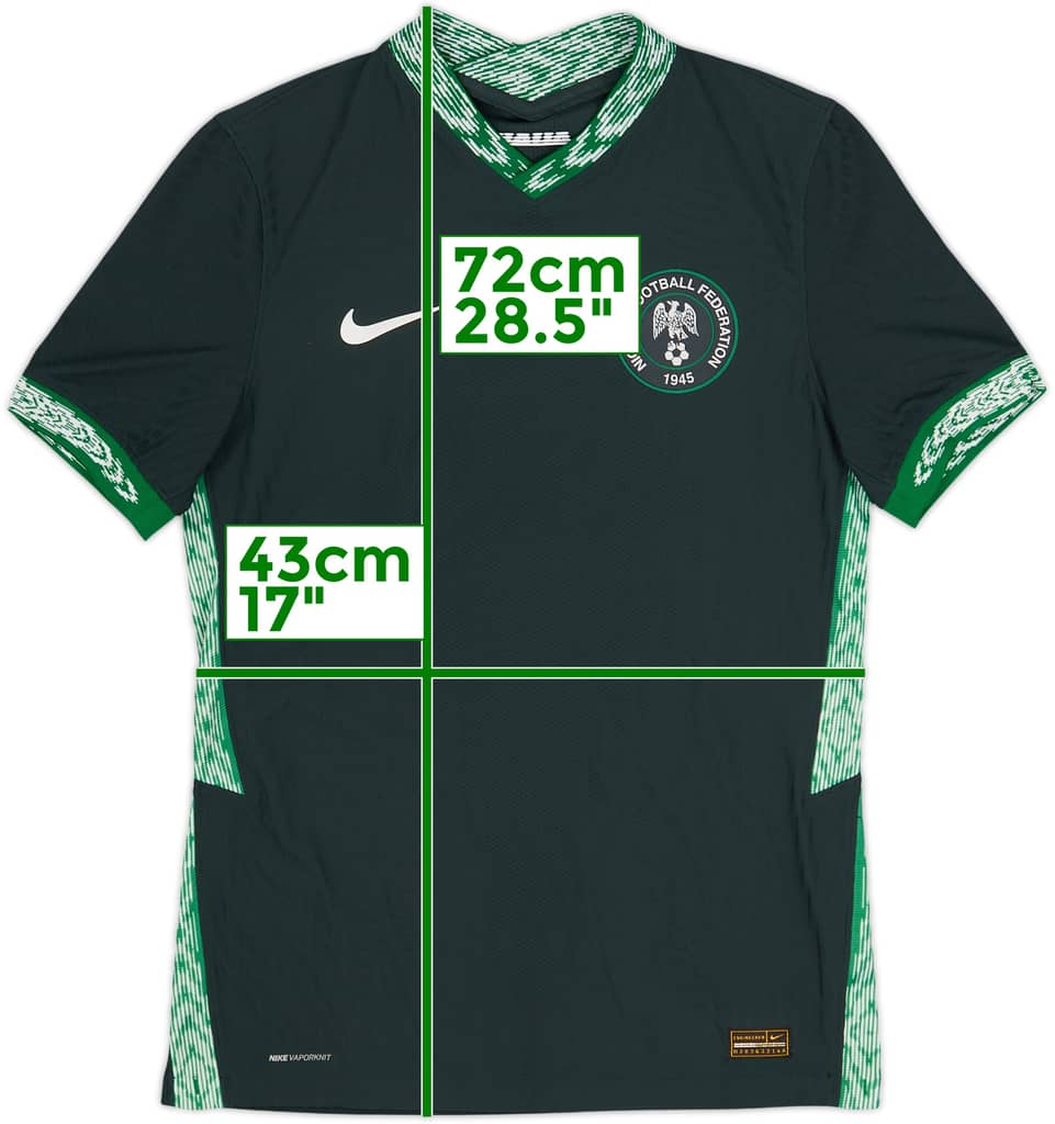 2020-21 Nigeria Authentic Away Shirt - 8/10 - (S)