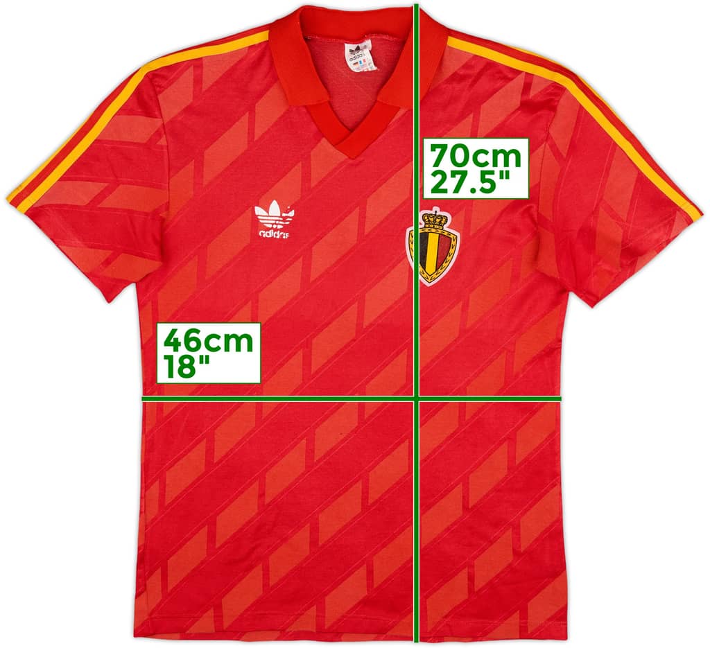 1986-90 Belgium Home Shirt - 6/10 - (S)