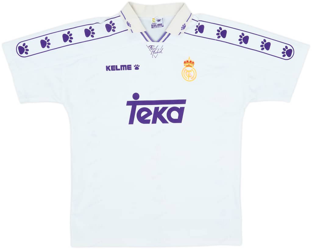 1994-96 Real Madrid Home Shirt - 6/10 - (M)