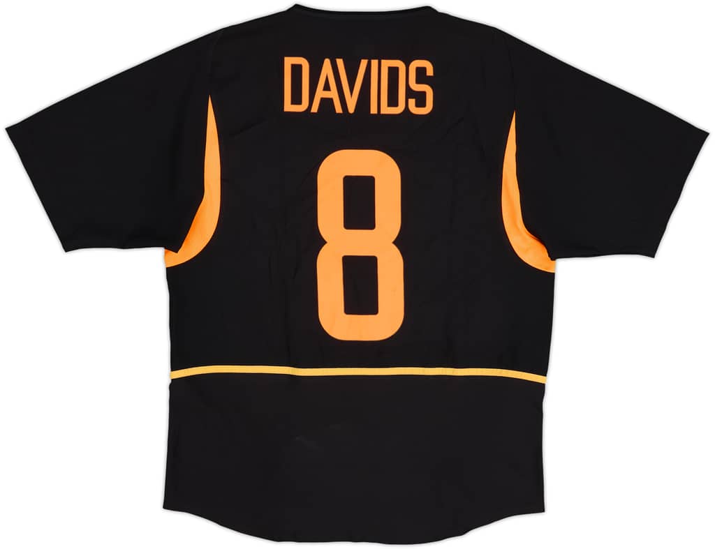 2002-04 Netherlands Away Shirt Davids #8 - 8/10 - (M)