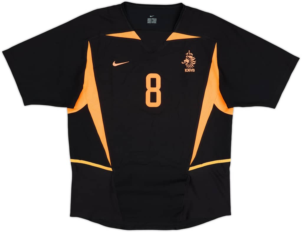 2002-04 Netherlands Away Shirt Davids #8 - 8/10 - (M)
