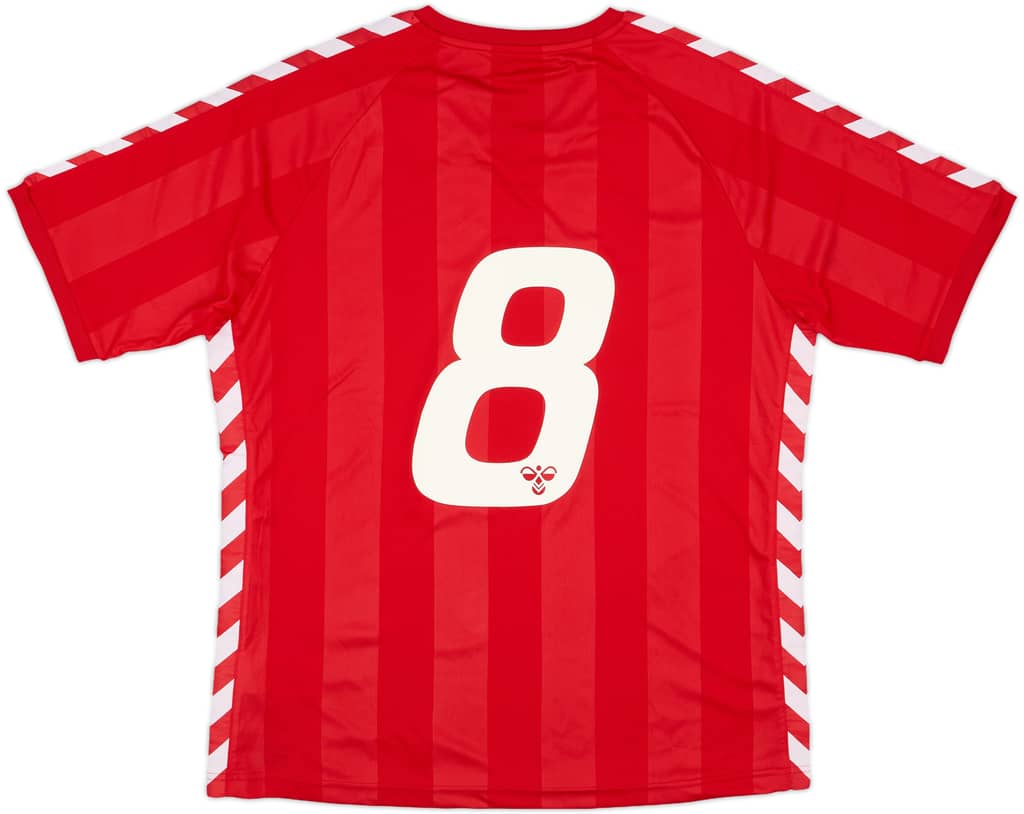 2022 Denmark '1983-84' Re-issue Home Shirt #8 (XXL)