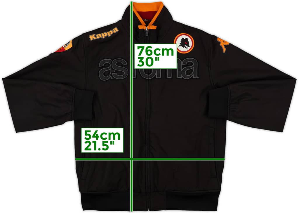 2010-11 Roma Kappa Track Jacket - 8/10 - (L)