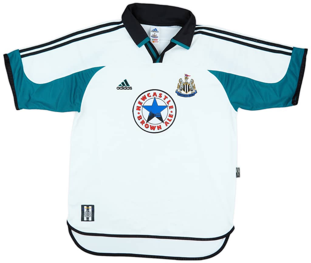 1999-00 Newcastle Away Shirt Shearer #9 - 8/10 - (L)