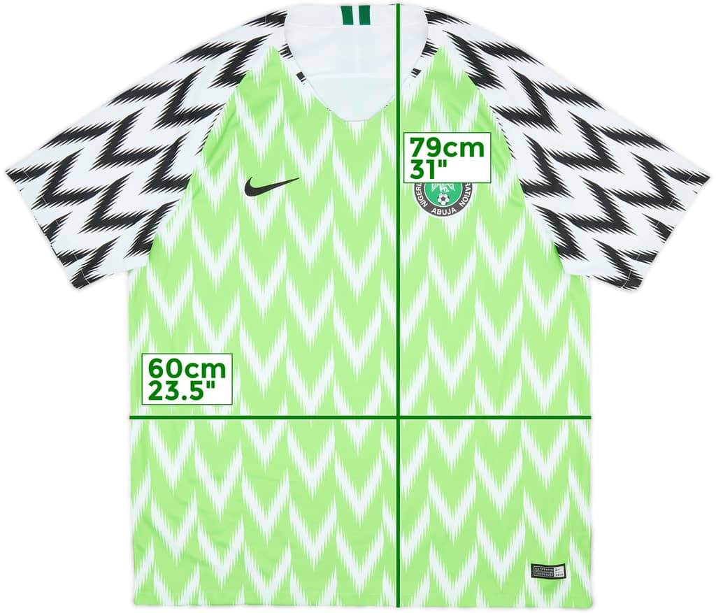 2018-19 Nigeria Home Shirt - 7/10 - (XL)