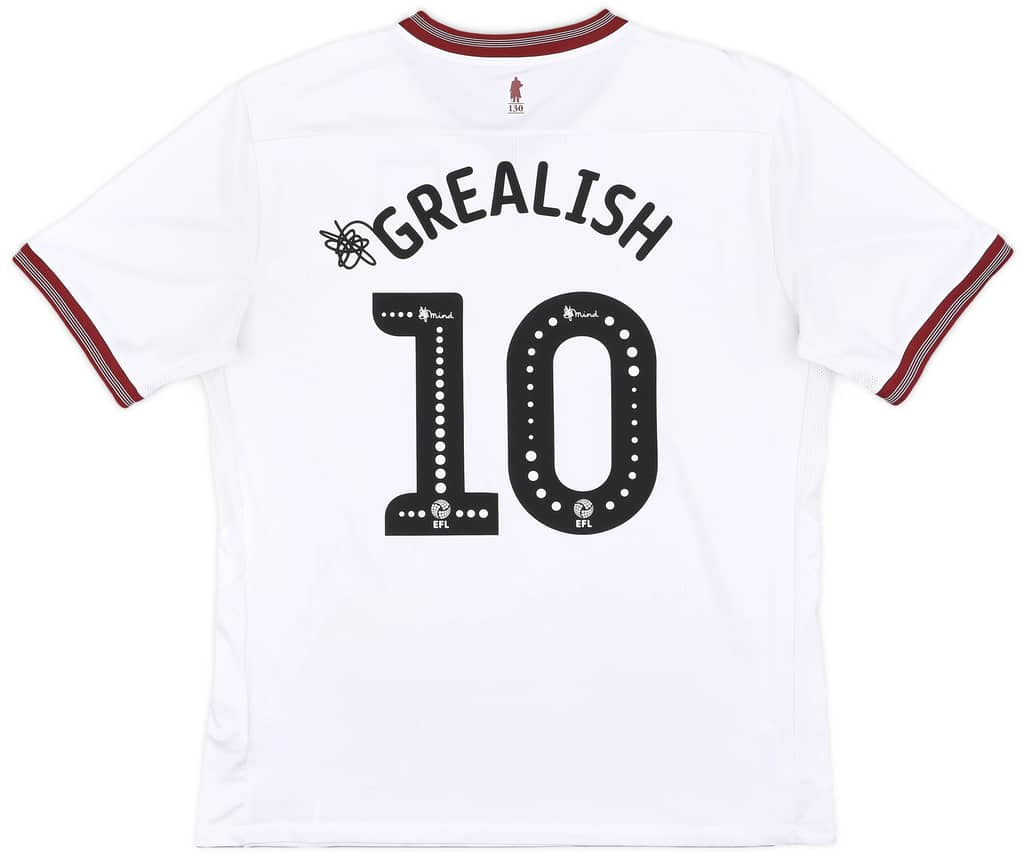 2018-19 Aston Villa Away Shirt Grealish #10 - 6/10 - (XL)