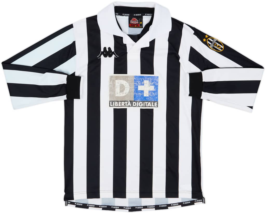 1998-99 Juventus Home L/S Shirt - 5/10 - (S)