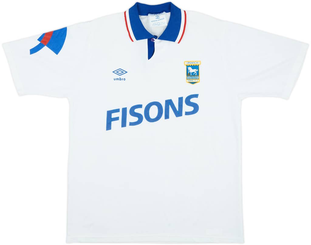 1991-92 Ipswich Away Shirt - 8/10 - (XL)
