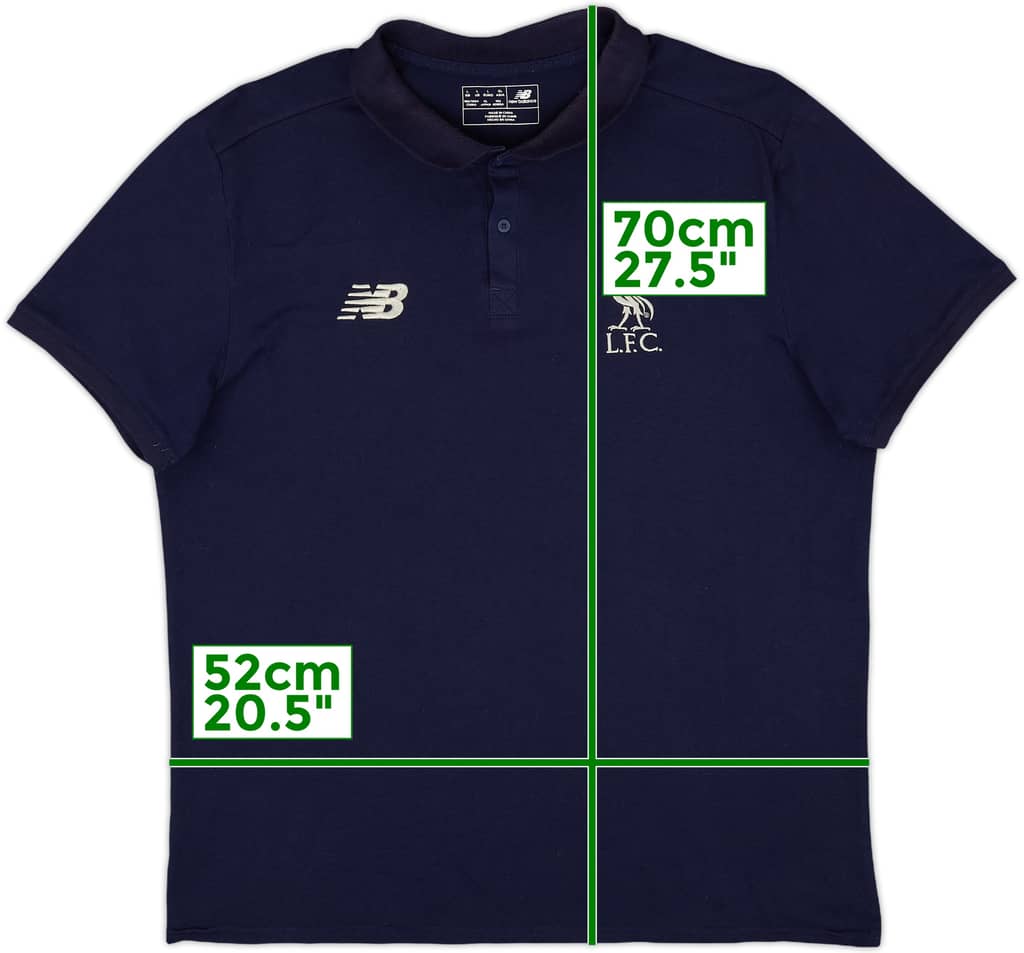 2017-18 Liverpool New Balance Polo Shirt - 9/10 - (L)