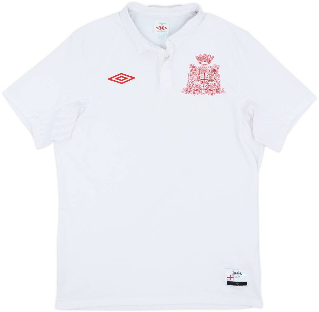 2010-11 England Ben Eine Special Edition Home Shirt - 7/10 - (M)
