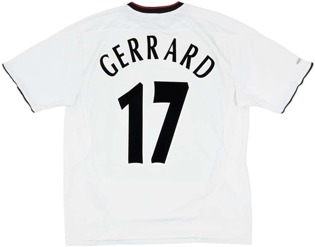 2003-04 Liverpool Away Shirt Gerrard #17 - 6/10 - (L)