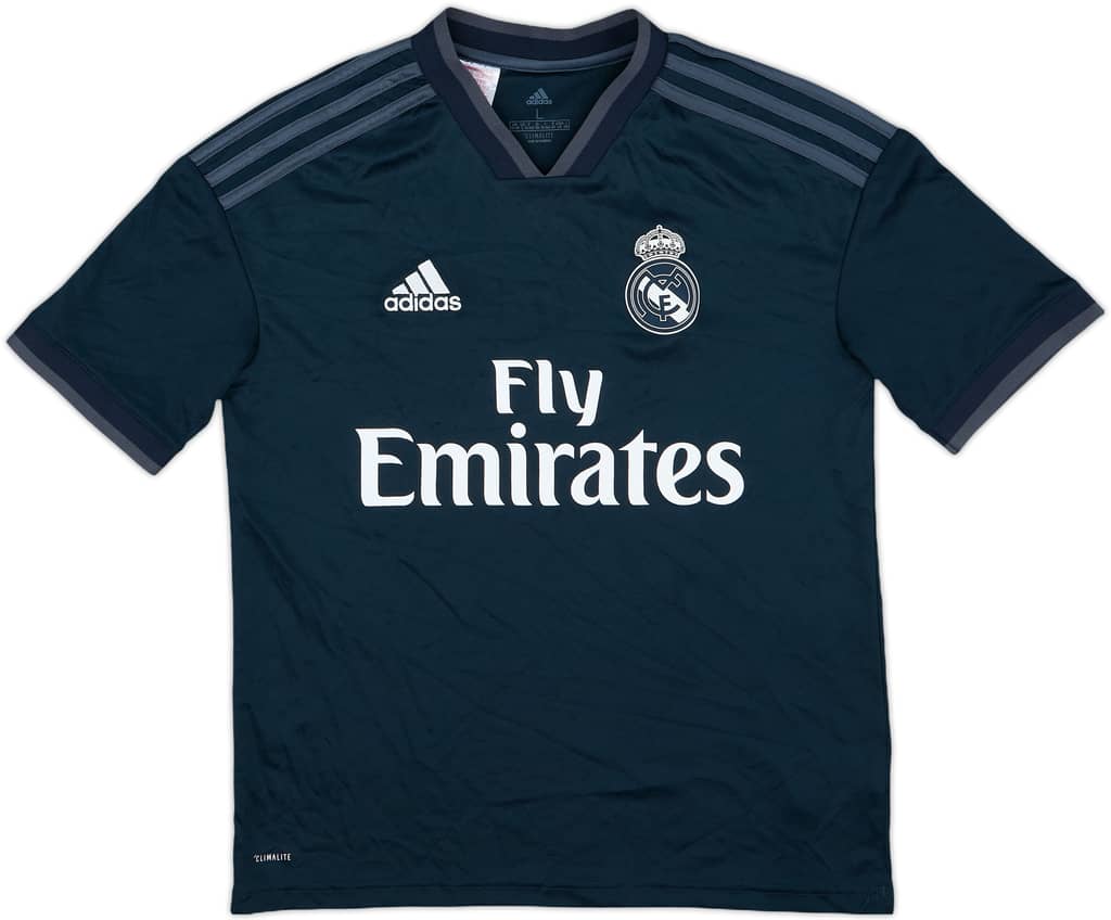 2018-19 Real Madrid Away Shirt - 8/10 - (L.Boys)