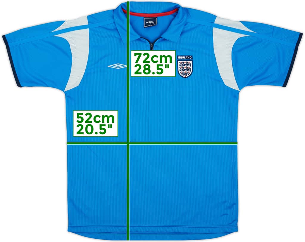 2006-07 England Umbro 1/4 Zip Polo Shirt - 9/10 - (M)
