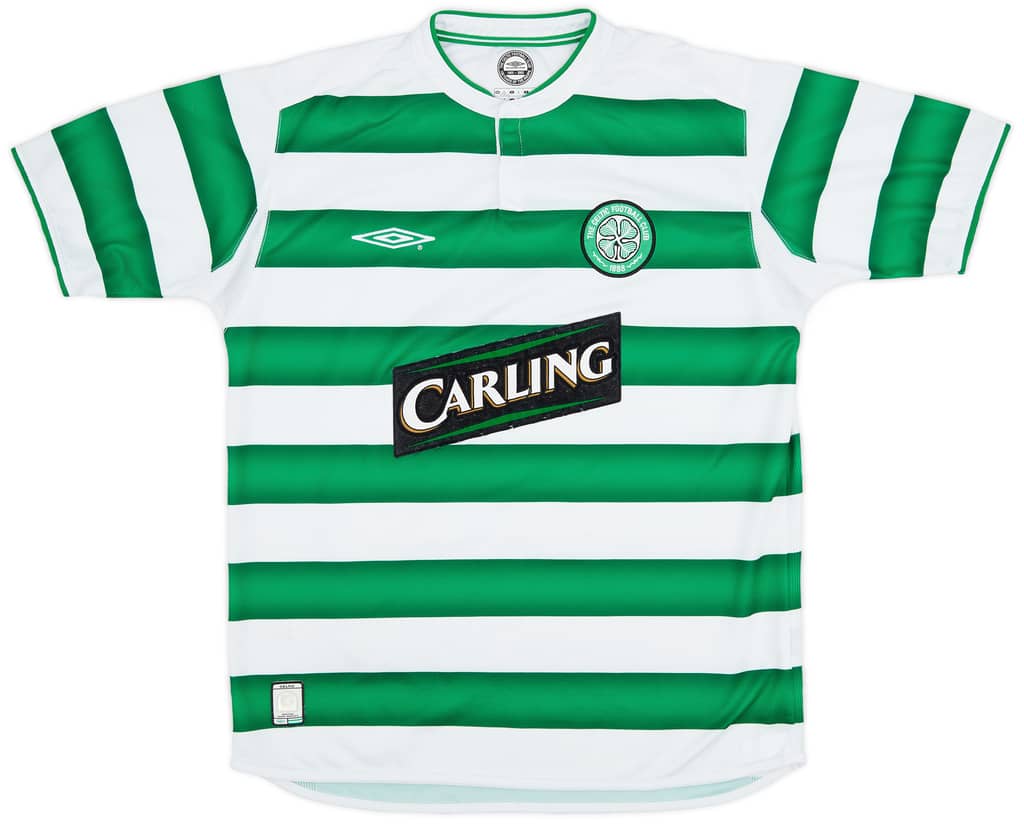 2003-04 Celtic Home Shirt Petrov #19 - 7/10 - (M)