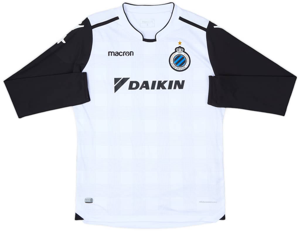 2017-18 Club Brugge Macron Training L/S Shirt - 10/10 - (S)