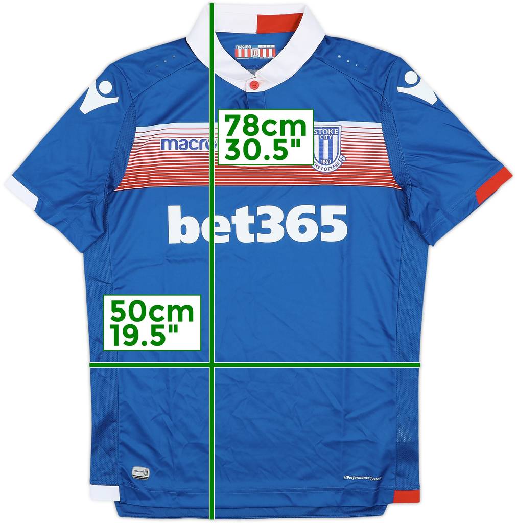 2017-18 Stoke City Away Shirt - 10/10 - (M)
