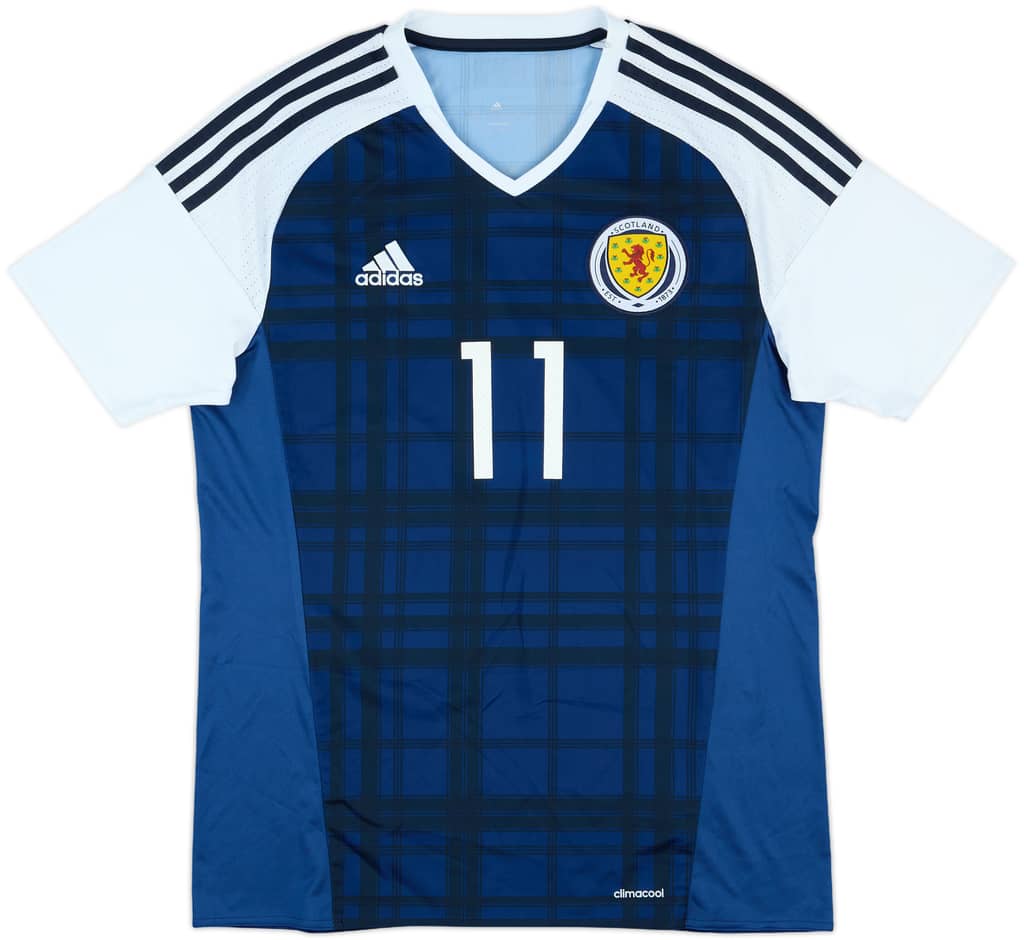 2015-17 Scotland Match Issue Home Shirt #11