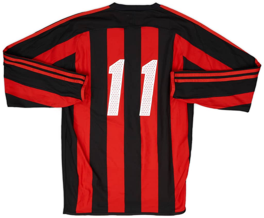 2003-04 AC Milan Match Issue Home Shirt #11