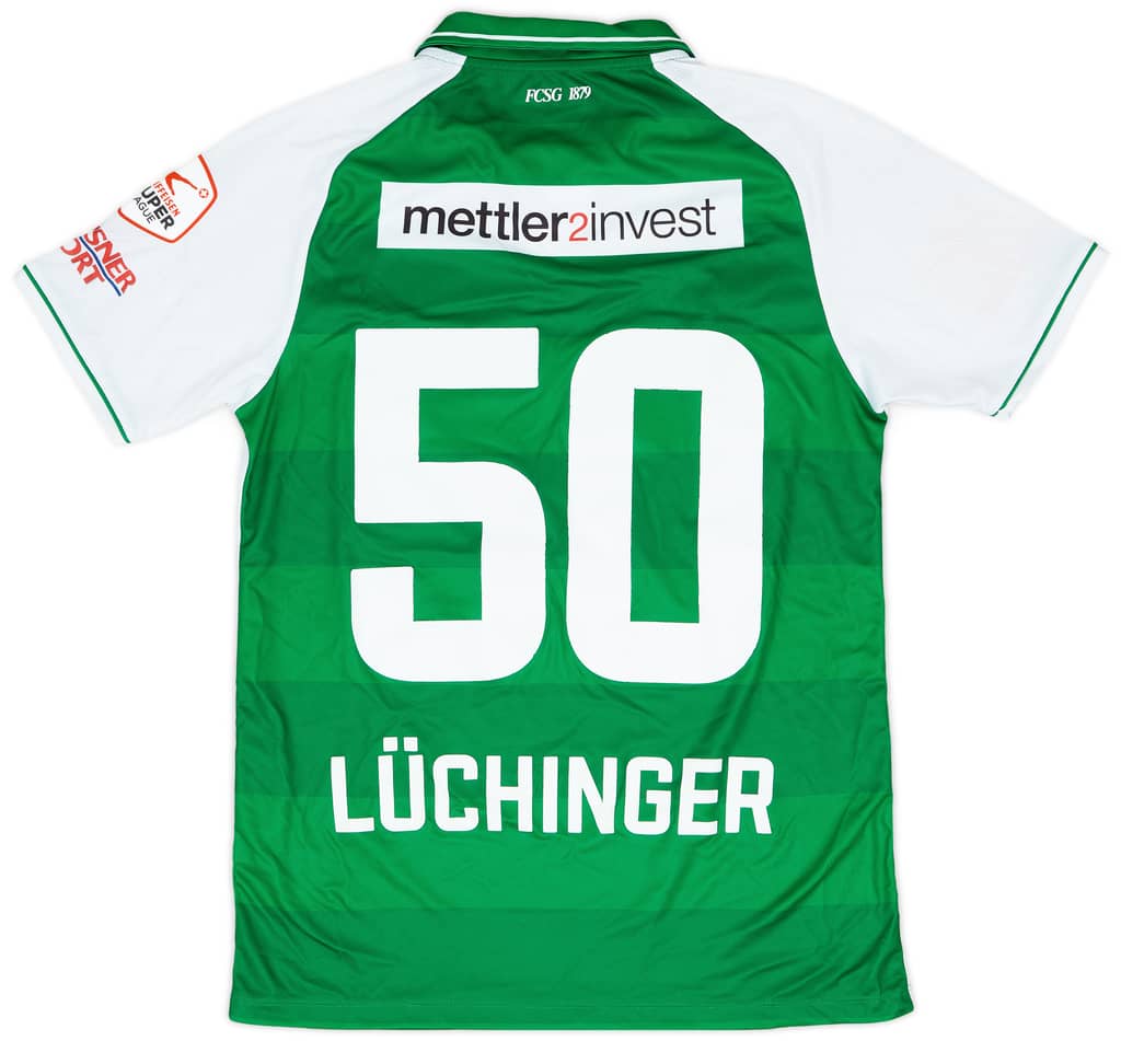 2018-19 St Gallen Match Issue Home Shirt Luchinger #50
