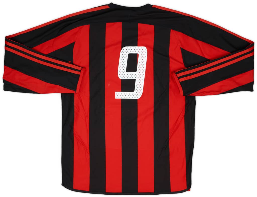 2003-04 AC Milan Match Issue Home Shirt #9