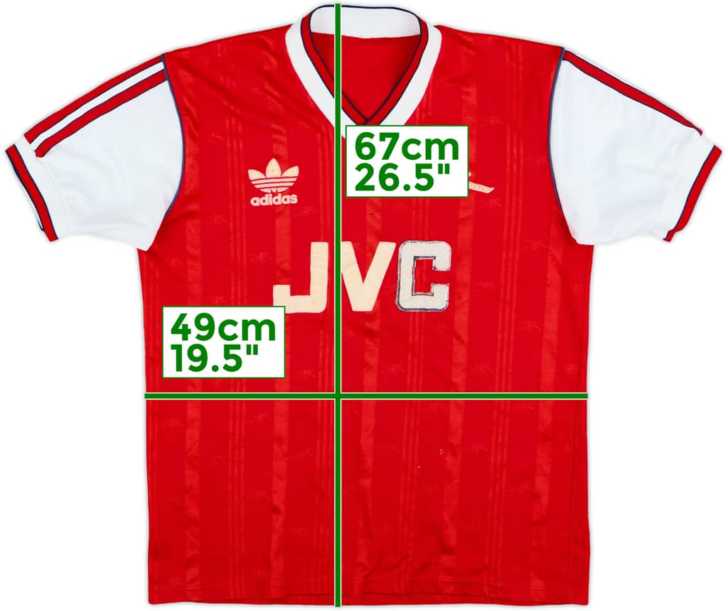1988-90 Arsenal Home Shirt - 4/10 - (S)