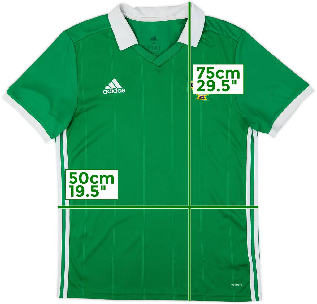 2018-19 Northern Ireland Home Shirt - 7/10 - (M)