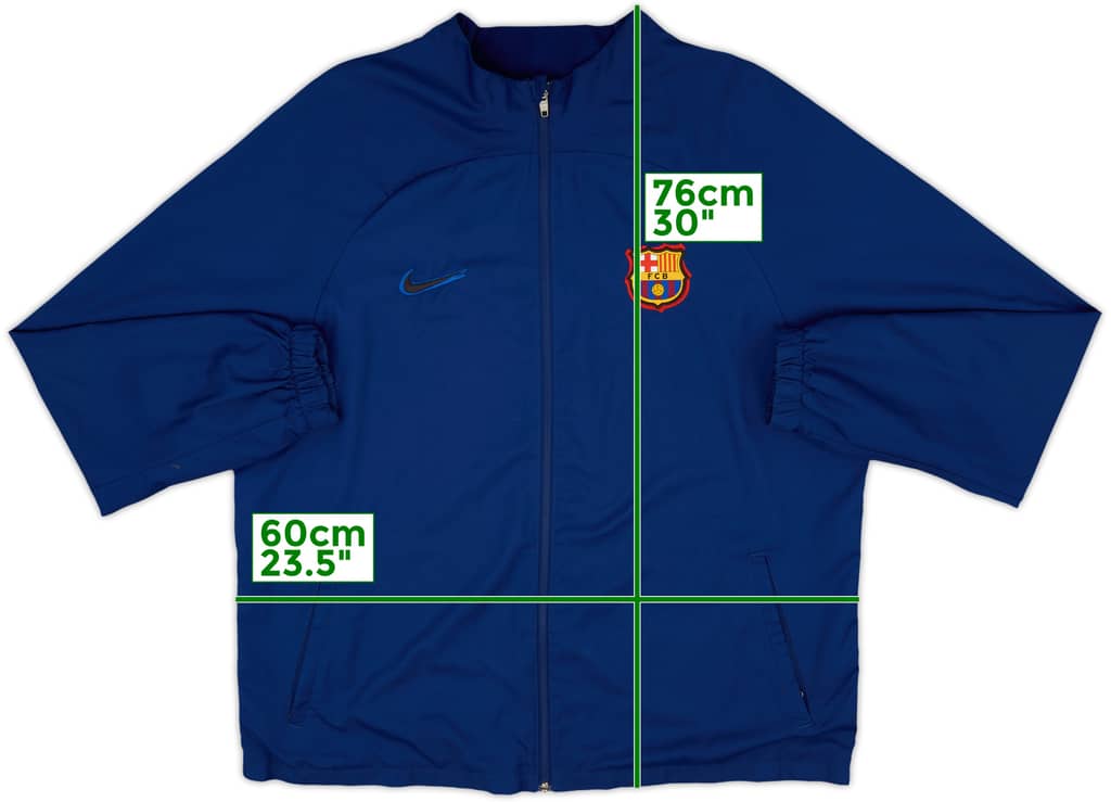 2022-23 Barcelona Nike Track Jacket - 7/10 - (XL)