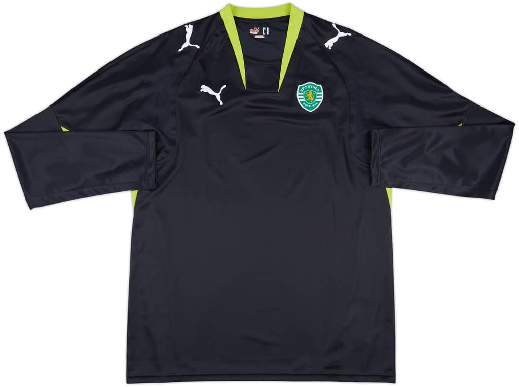 2007-08 Sporting CP Away L/S Shirt - 10/10 - (XL)