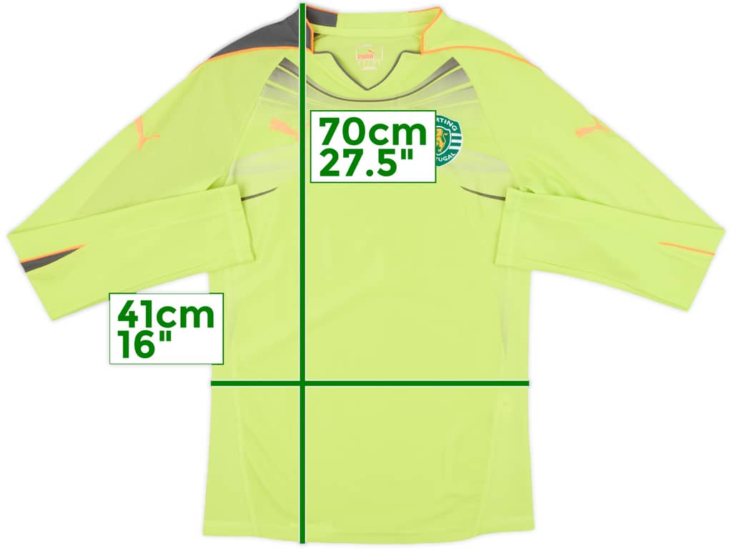 2010-11 Sporting CP Player Issue GK Shirt - 10/10 - (S)