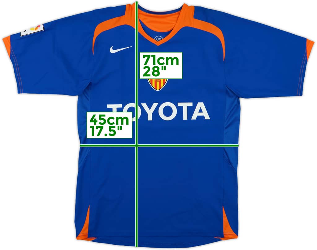 2005-06 Valencia Away Shirt - 10/10 - (S)