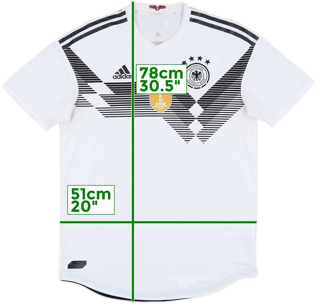 2018-19 Germany Authentic Home Shirt - 8/10 - (L)