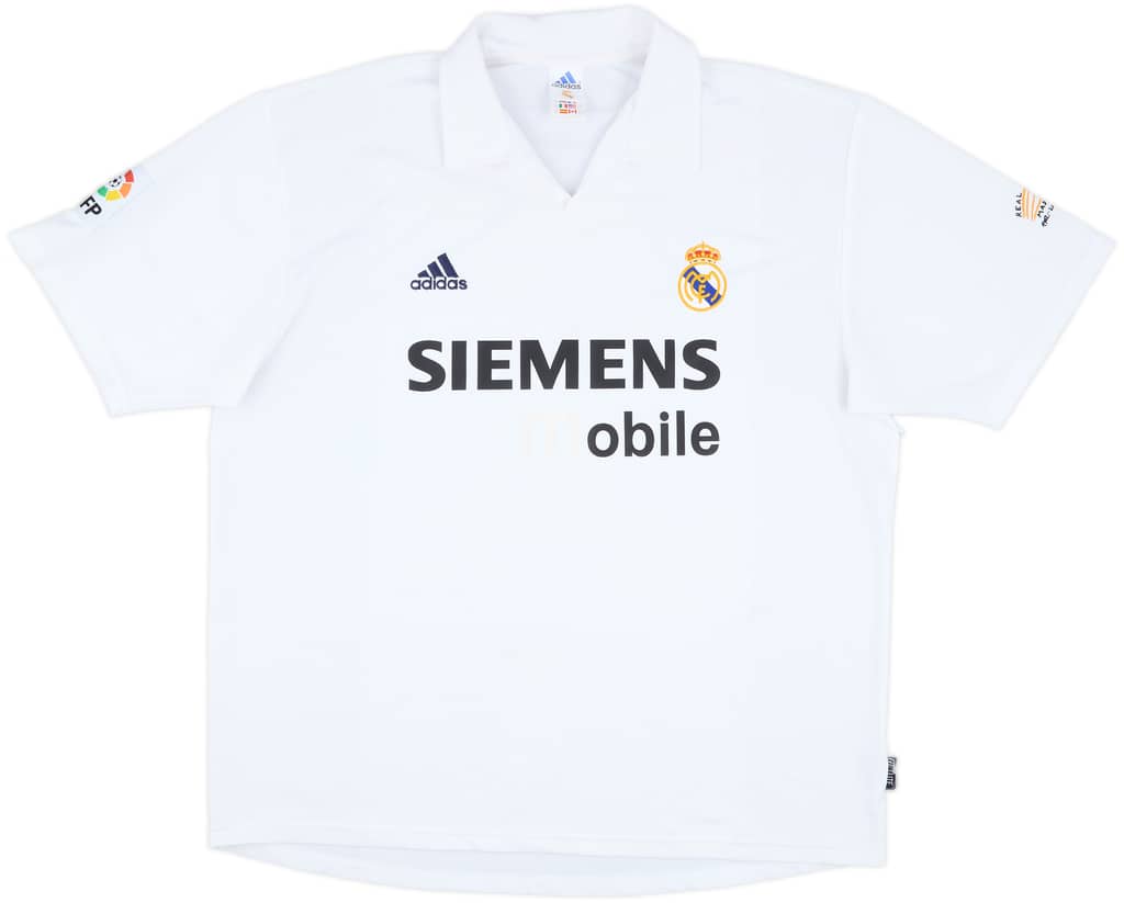 2002-03 Real Madrid Centenary Home Shirt - 4/10 - (XL)