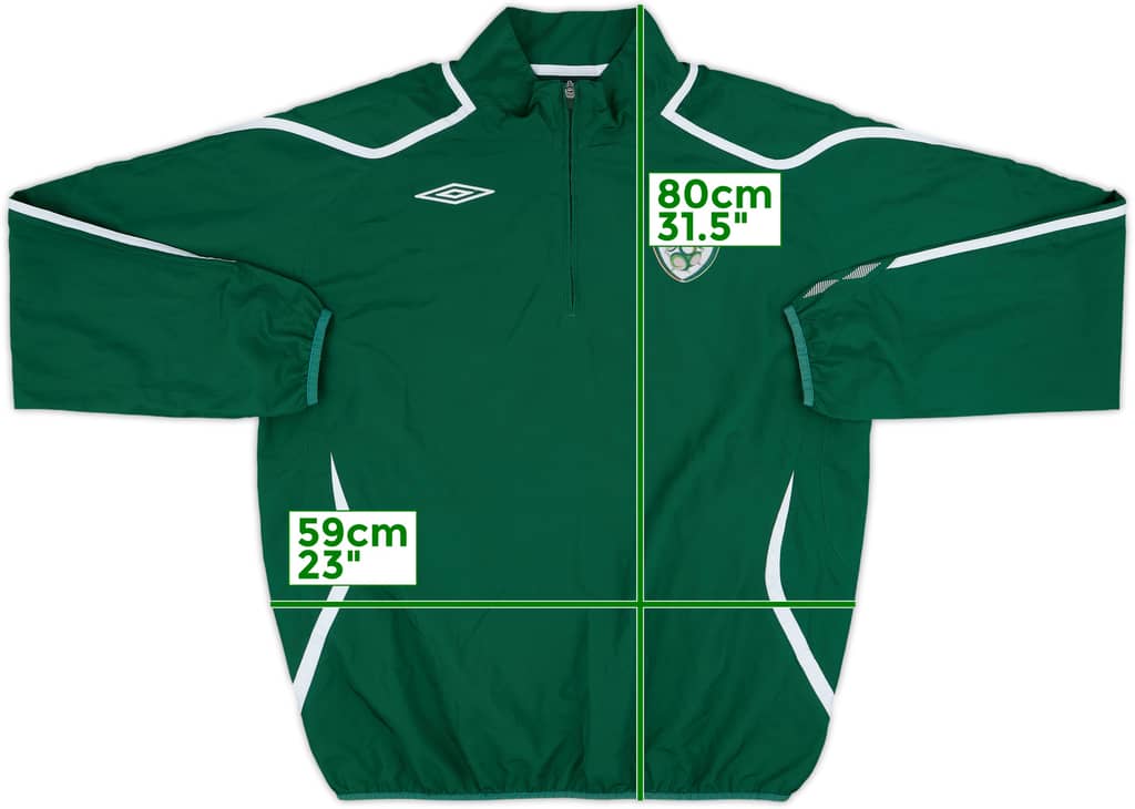2007-08 Ireland Umbro Track Jacket - 8/10 - (XL)