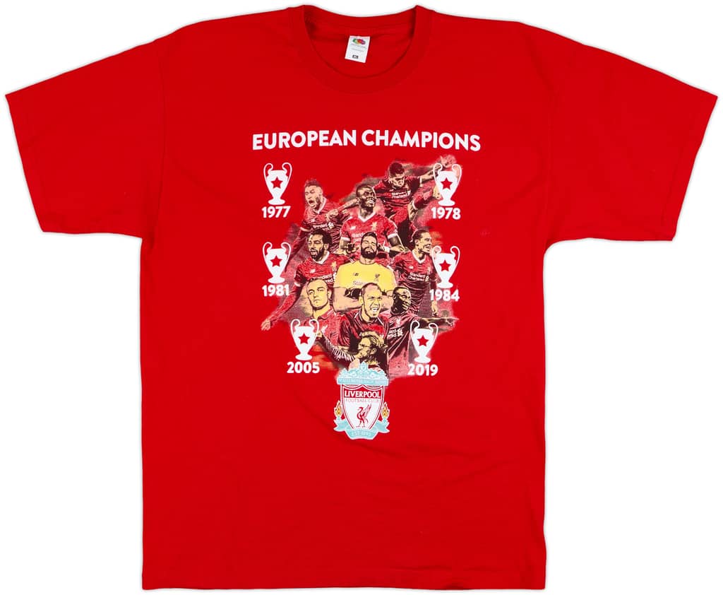 2019 Liverpool European Champions Tee - 10/10 - (XL)