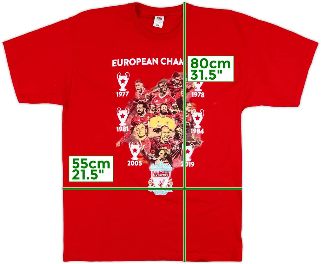 2019 Liverpool European Champions Tee - 10/10 - (XL)