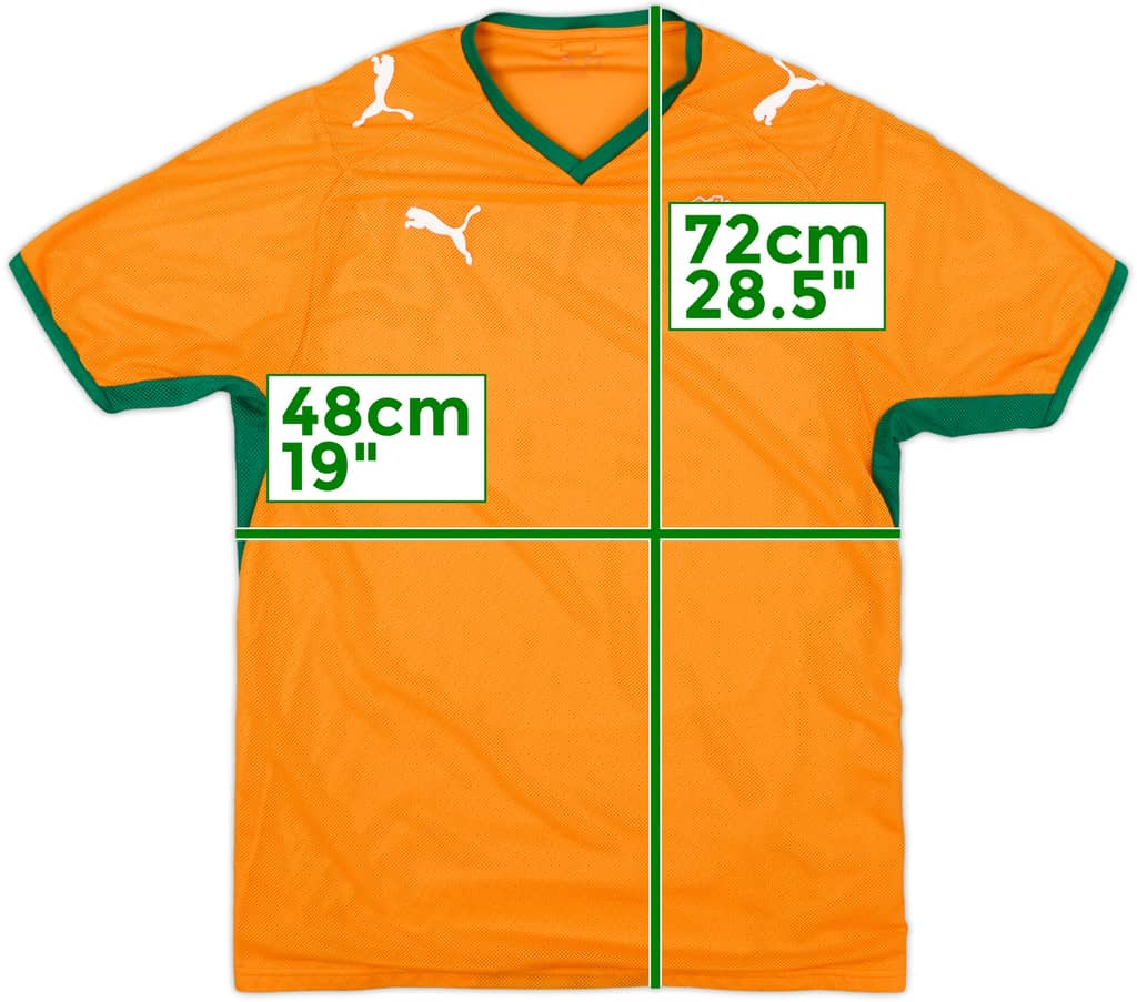 2008-10 Ivory Coast Home Shirt - 7/10 - (M)