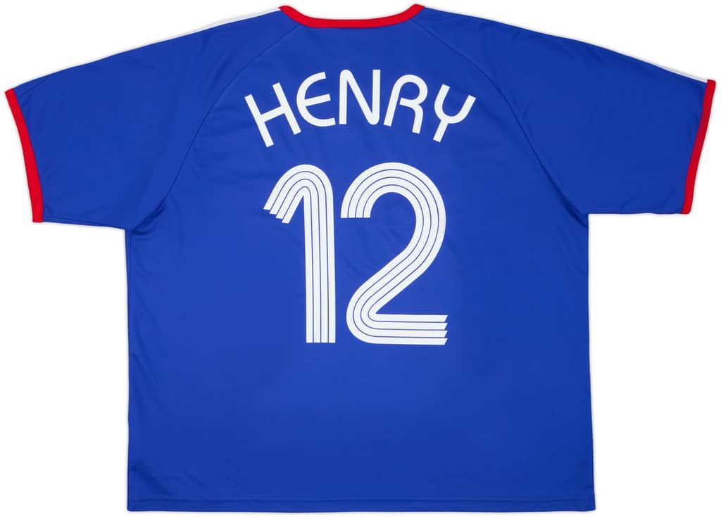 2006-07 France Maillot domicile basique Henry #12