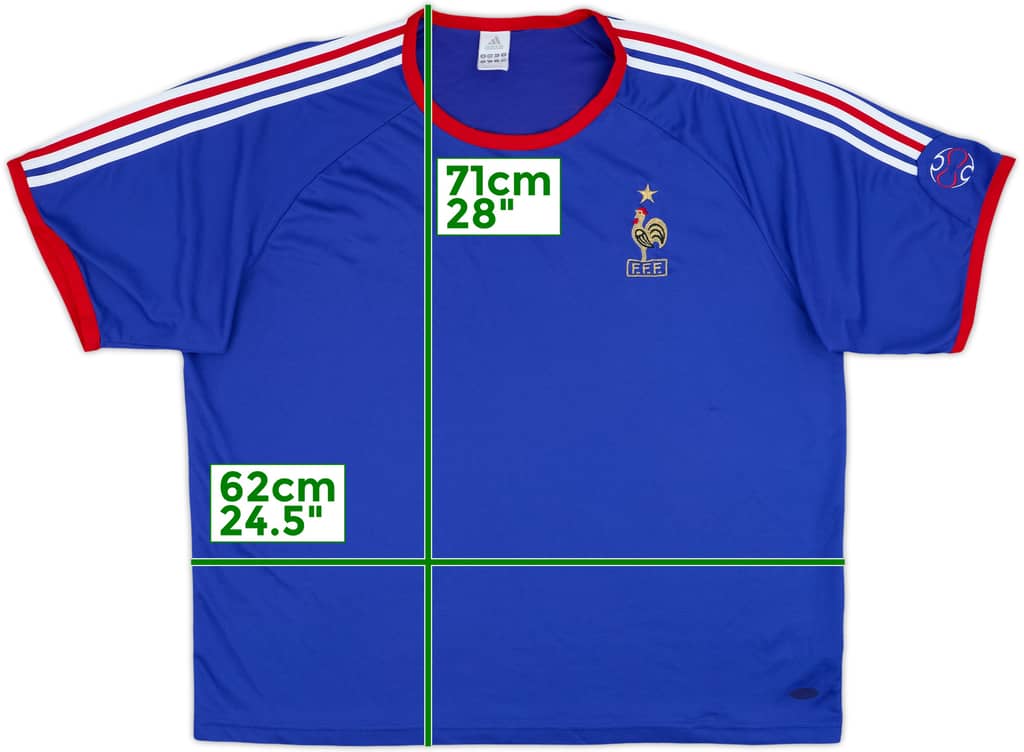 2006-07 France Basic Home Shirt - 8/10 - (XXL)