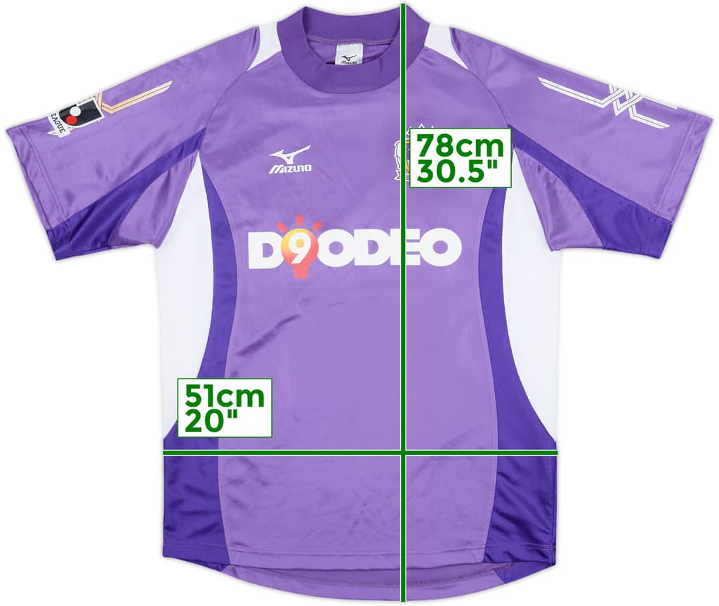 2003-04 Sanfrecce Hiroshima Mizuno Training Shirt - 8/10 - (M)