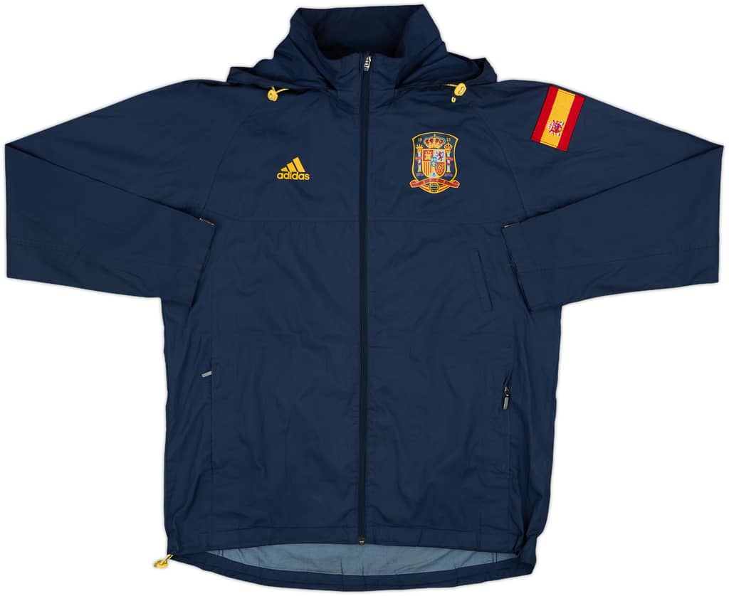2009-10 Spain adidas Hooded Rain Jacket - 7/10 - (M)