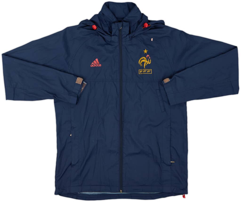 2010-11 France adidas Hooded Rain Jacket - 8/10 - (M)