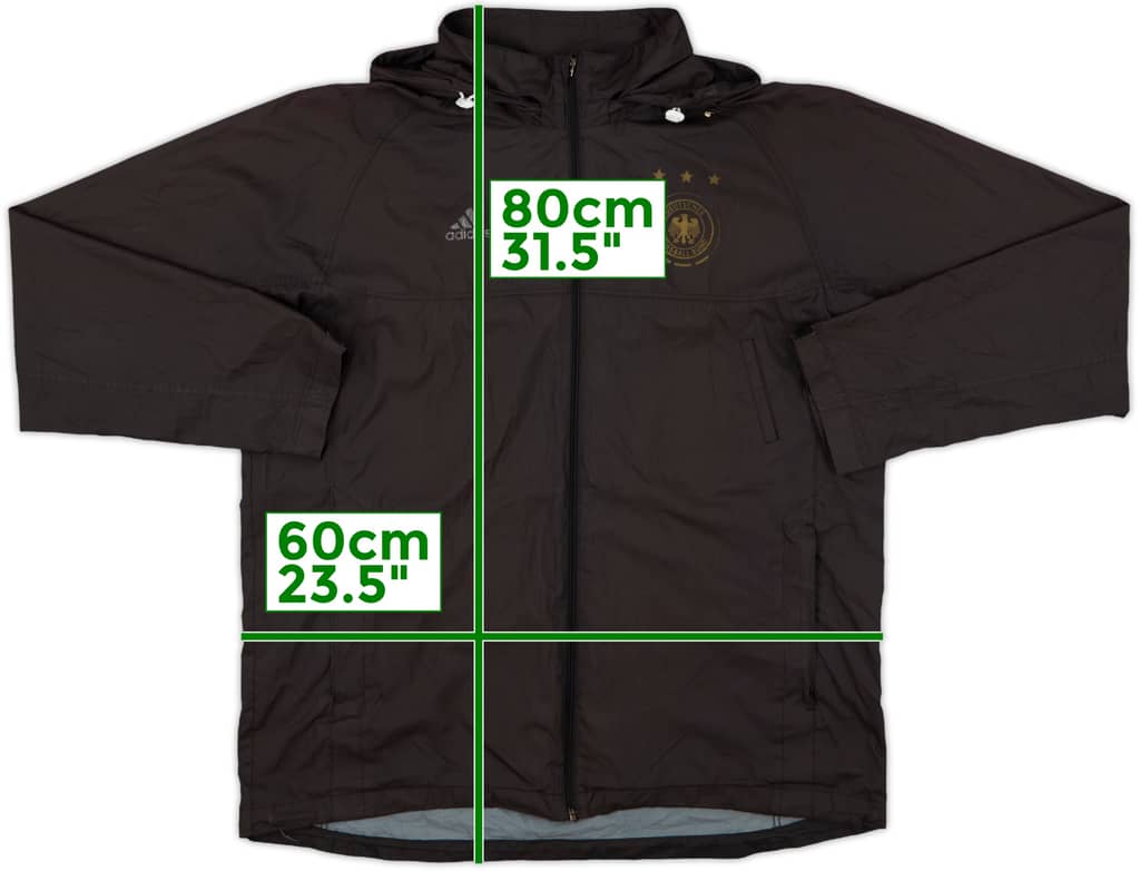 2009-10 Germany adidas Hooded Rain Jacket - 5/10 - (XXL)