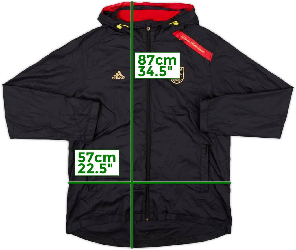 2009-10 Germany adidas Hooded Rain Jacket - 8/10 - (XL)