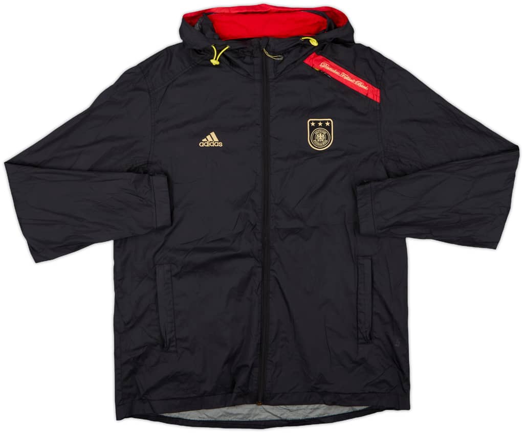 2009-10 Germany adidas Hooded Rain Jacket - 8/10 - (L)
