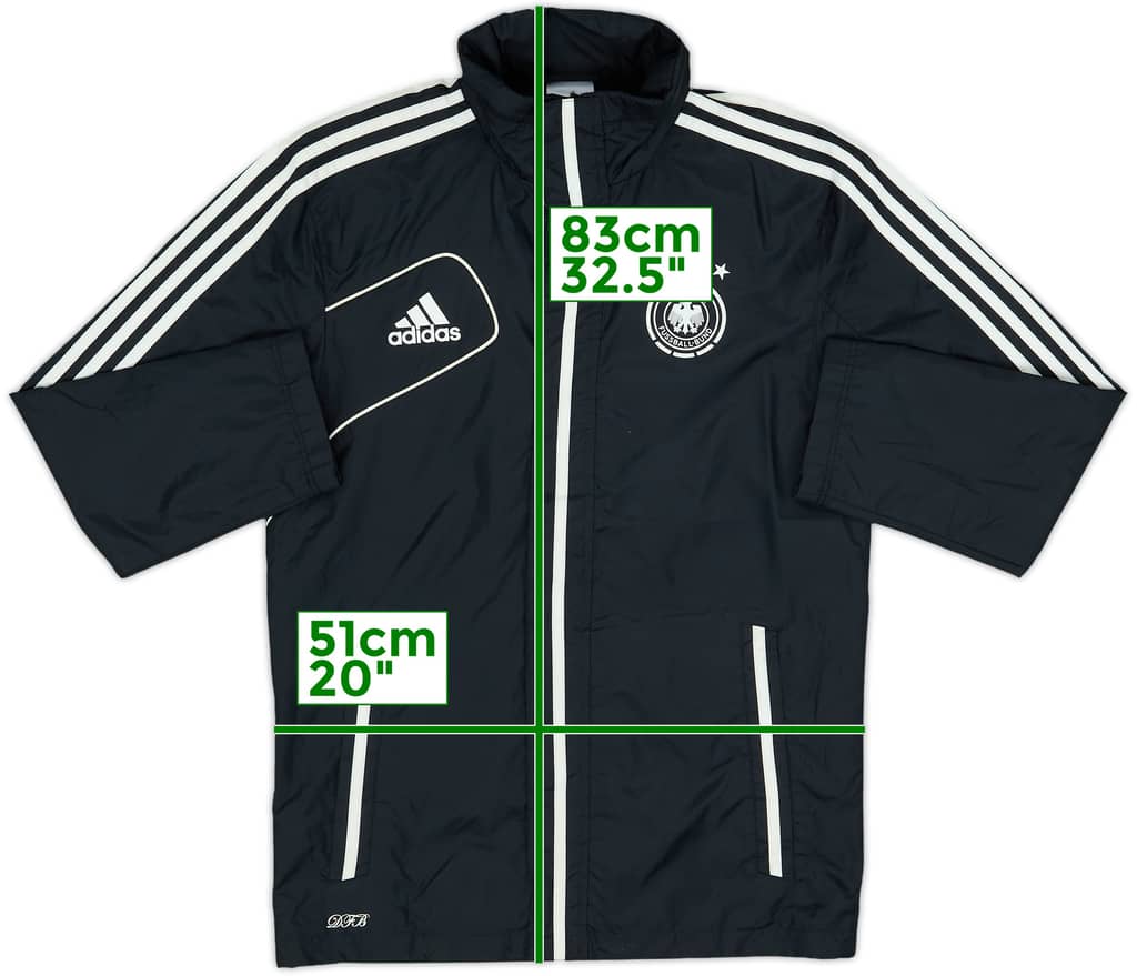 2011-12 Germany adidas Hooded Rain Jacket - 7/10 - (S)