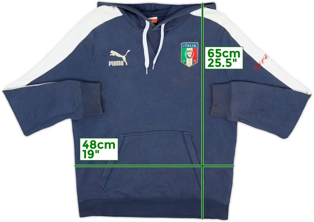 2011-12 Italy Puma Hooded Sweat Top - 5/10 - (M)