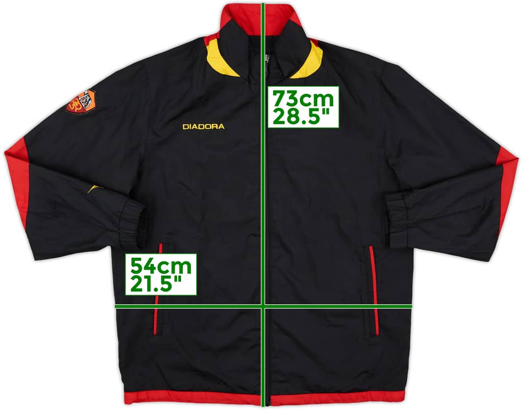 2006-07 Roma Diadora Track Jacket - 7/10 - (M)